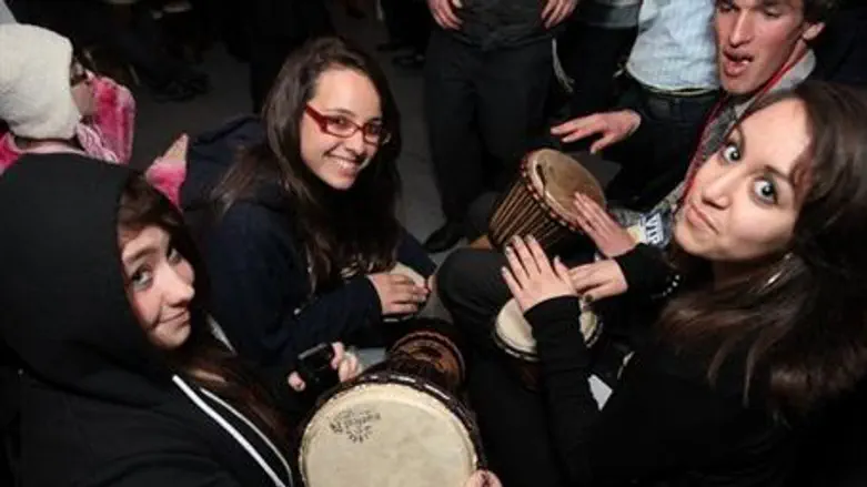 The CTeen drum circle 2010
