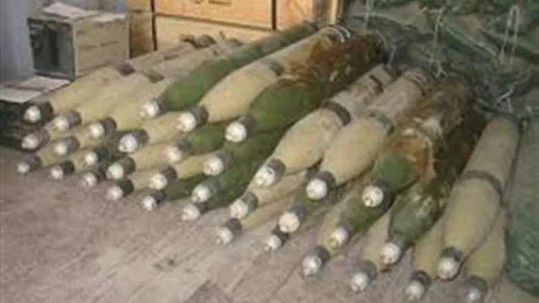 Weapons aboard Karine-A ship