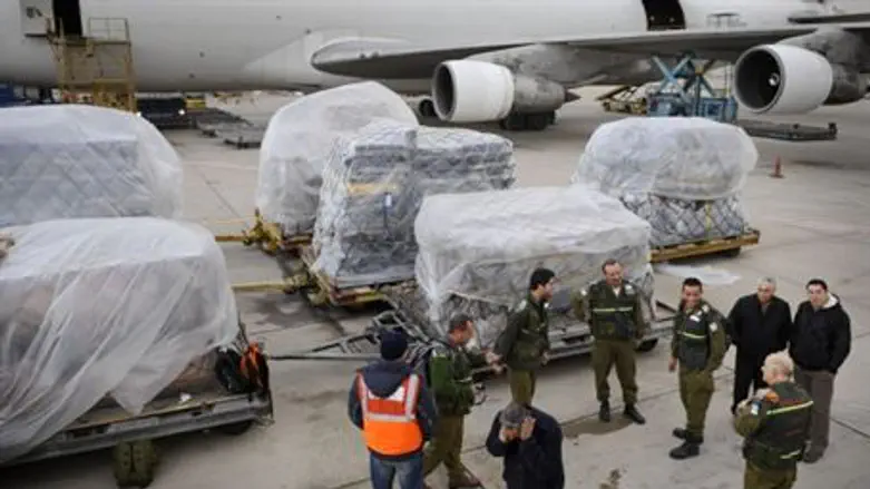 Preparations for humanitarian mission (file).