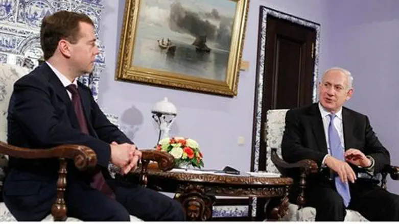 Medvedev and Netanyahu, 24.3.11