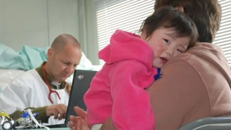 Sanaa receives care.