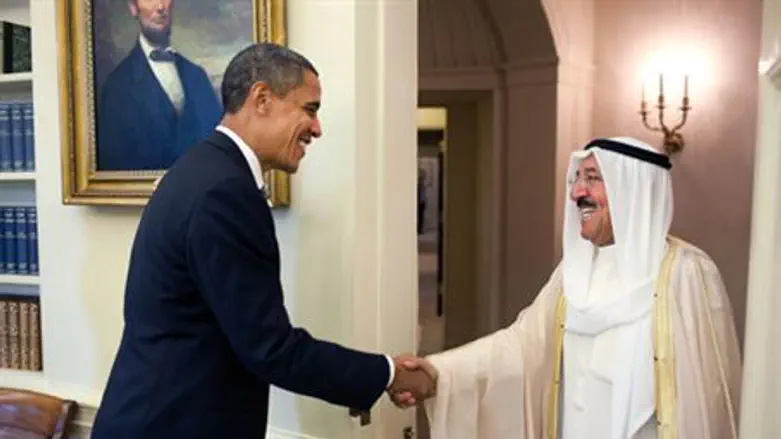 US President Obama and Emir of Kuwait