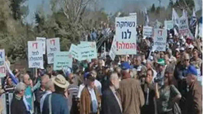 IDF retirees protest