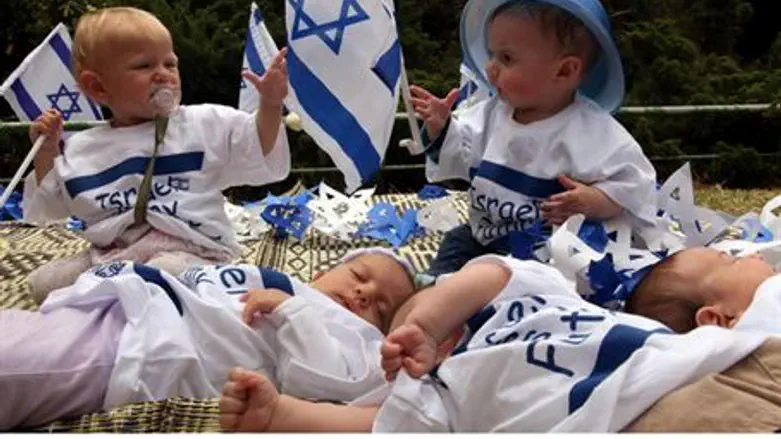 Babies born to olim