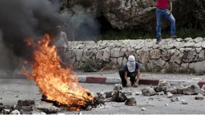 Arab youths in action.