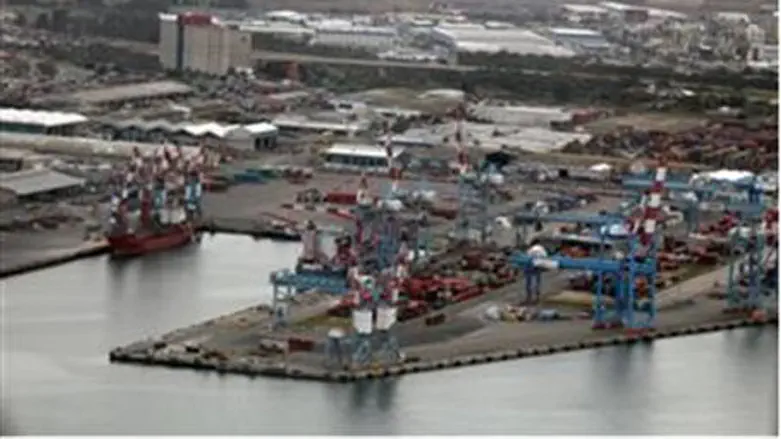 Порт Ашдода. Иллюстрация