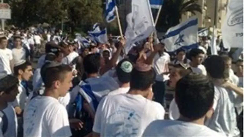 Crowd control through song.