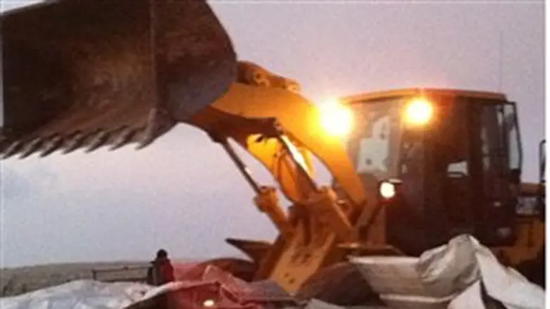 Early morning destruction