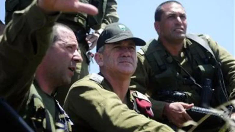 Gantz with officers