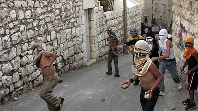 Rock-throwing Arabs