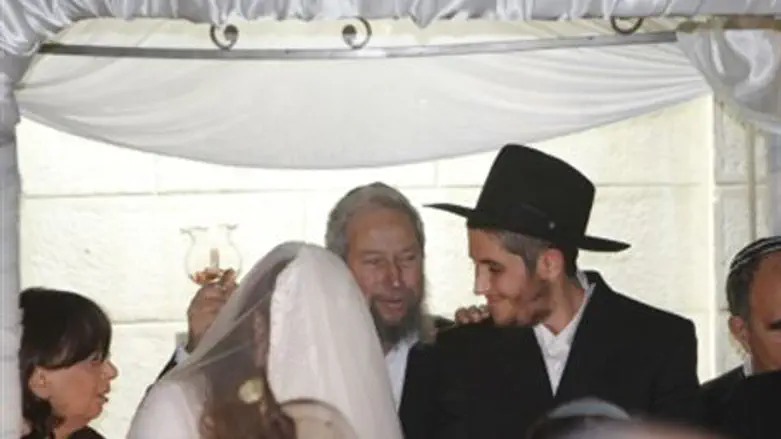 A Jewish wedding