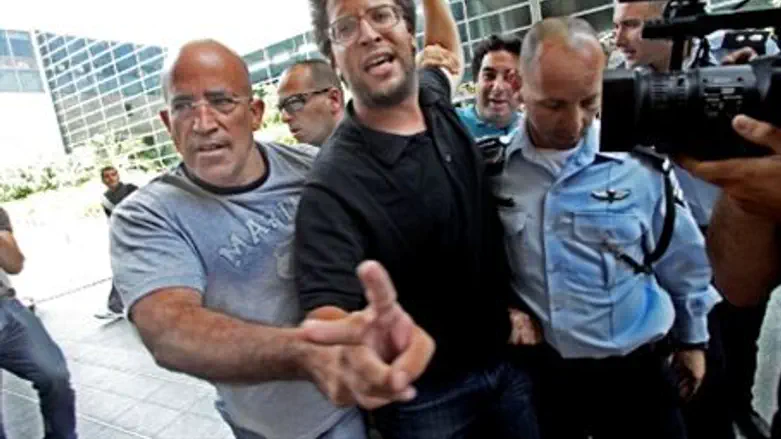 Fly-in protester arrested 