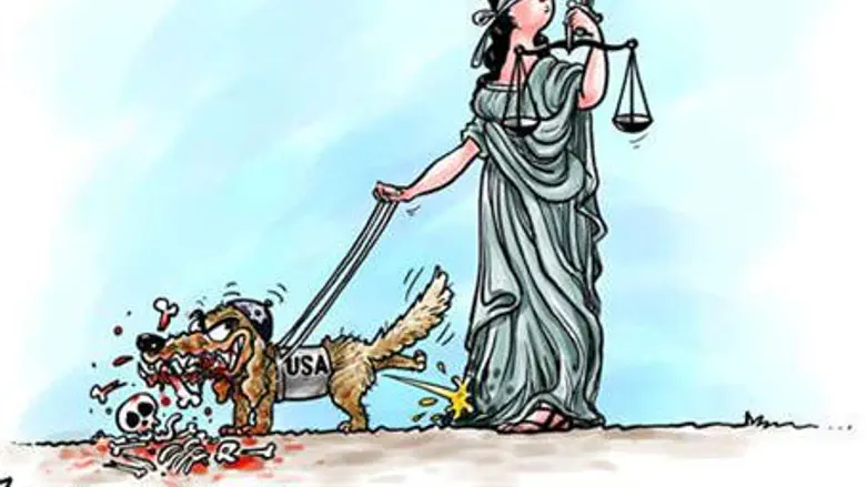 Cartoon that appeared on Falk blog.