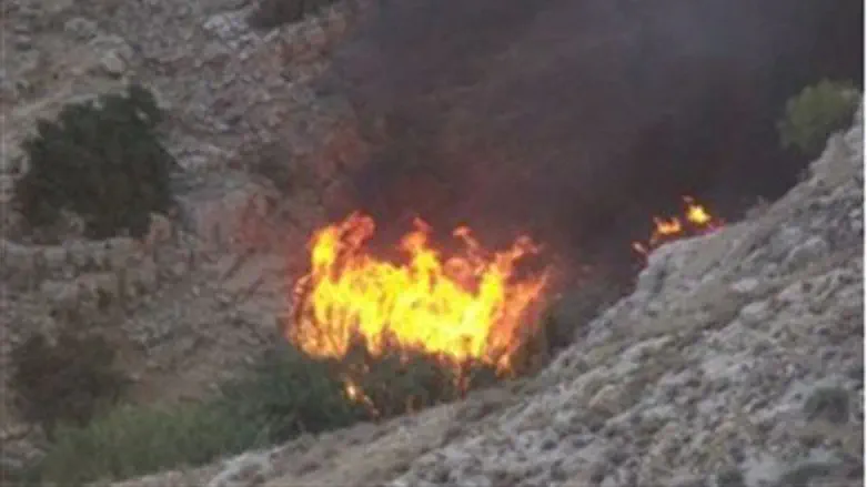 Fire at Mitzpe Danny