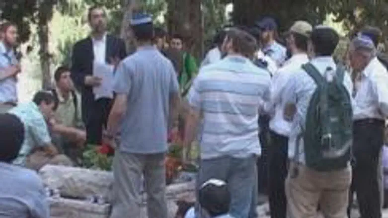 Students Visit Mt. Herzl