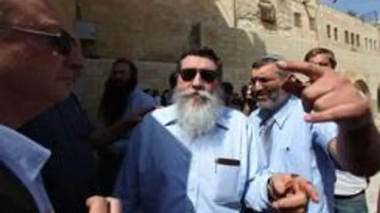 NU MKs Visit Old City of Jerusalem