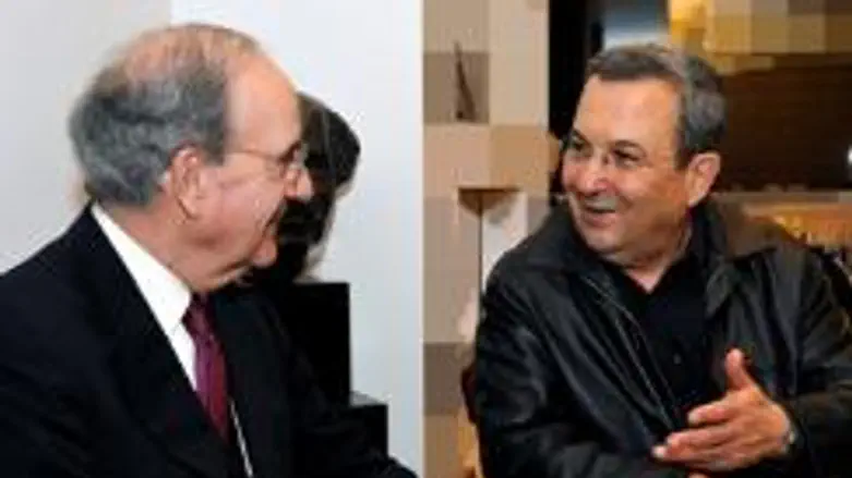 Mitchell (left) and Barak Saturday night