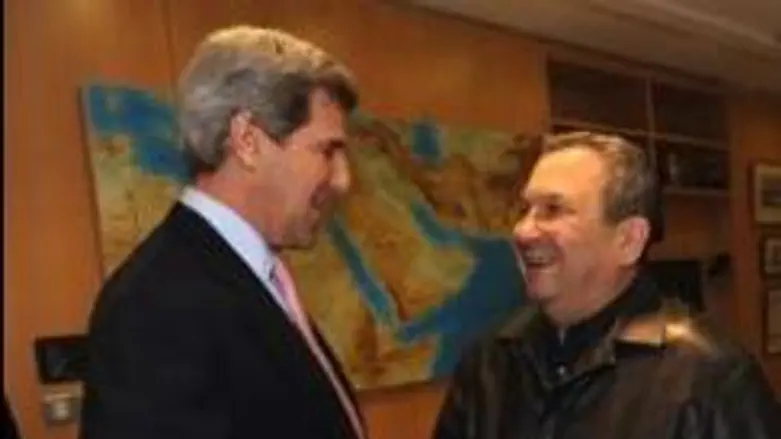 Kerry meets Barak