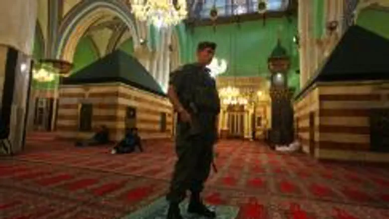 Inside Cave of Machpelah