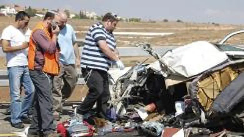 Accident scene.