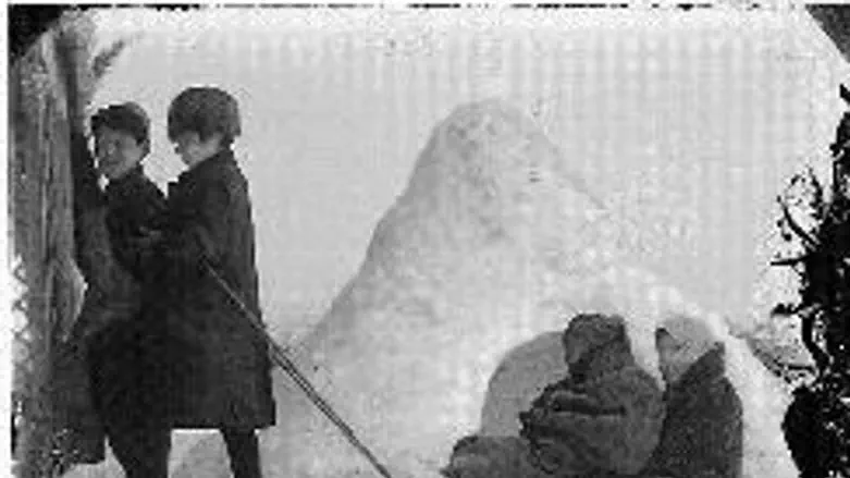 Snow in Jerusalem, 1921