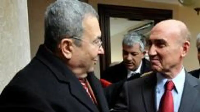 Barak and Turkish envoy Celikkol