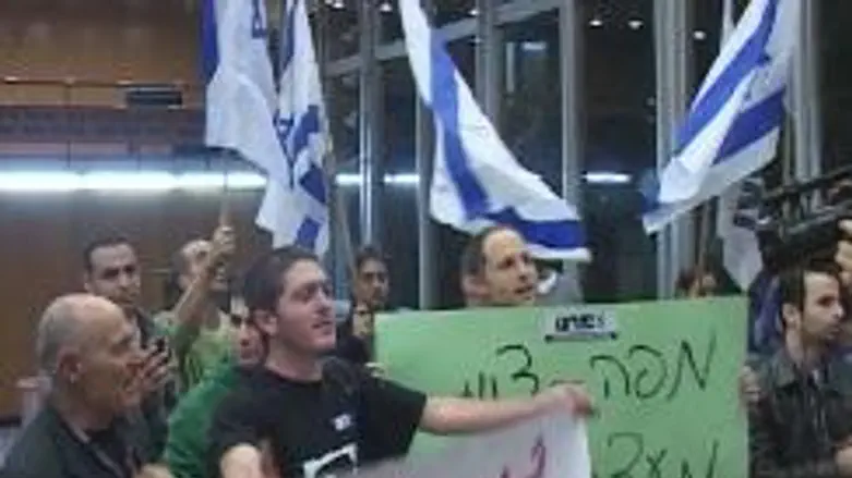 Students Protest at TAU