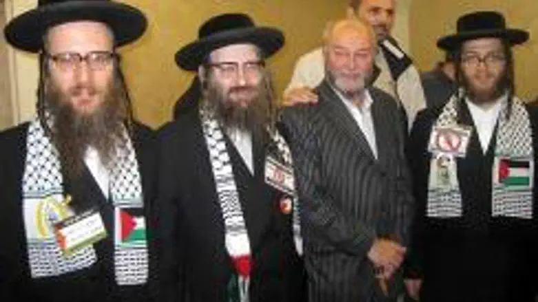 Neturei Karta with British MP George Galloway