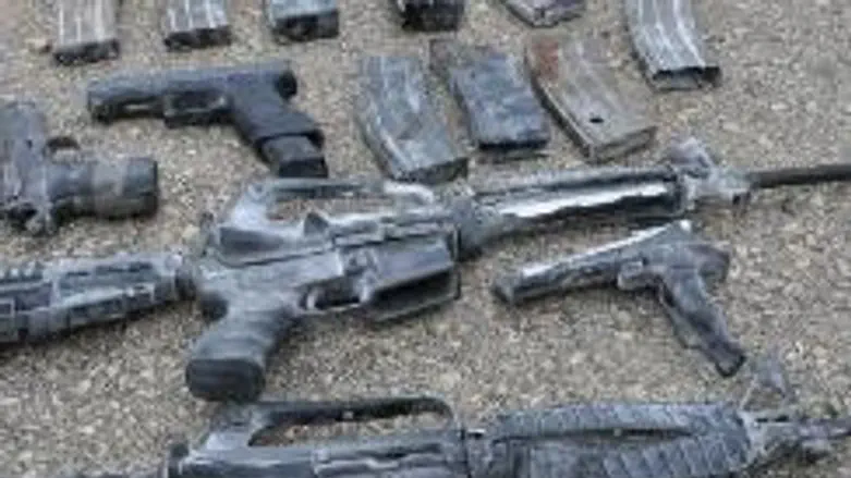 Guns found in terrorists' possession