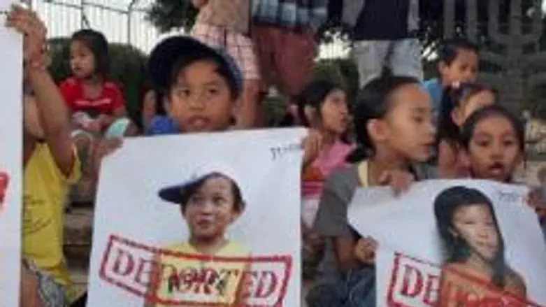 Foreign workers' children in Israel