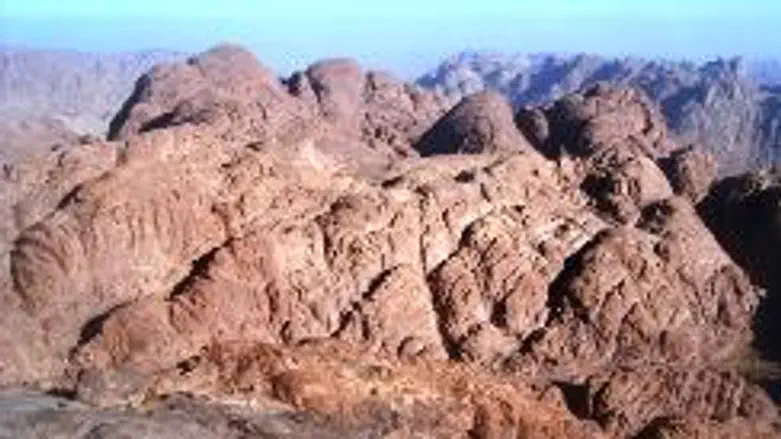 Desert area just north of Eilat