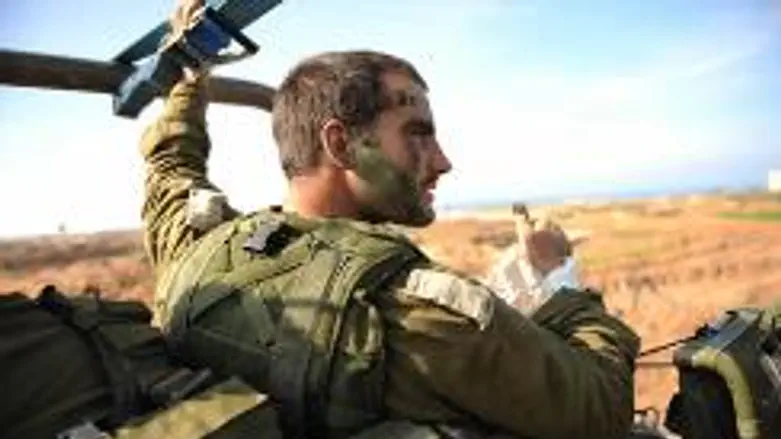 IDF soldier in Gaza (not connected to story)