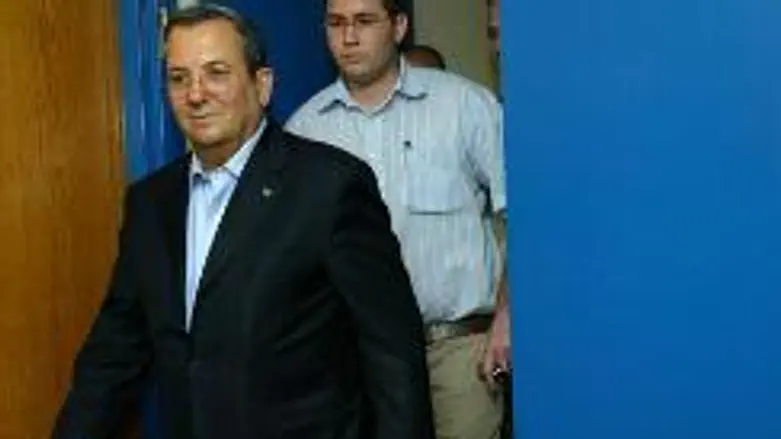 Defense Minister Ehud Barak