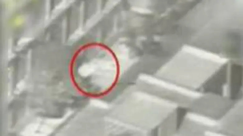 Mortar fired from yard of a school