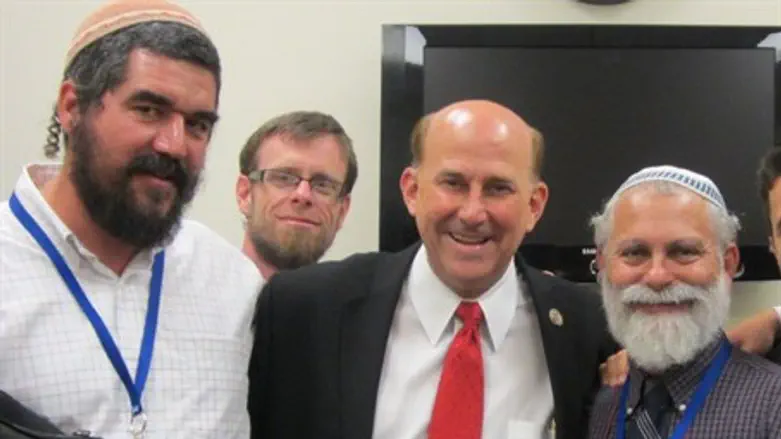 Ha'ivri, left, with Gohmert