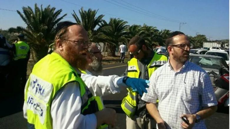 The scene of the accident