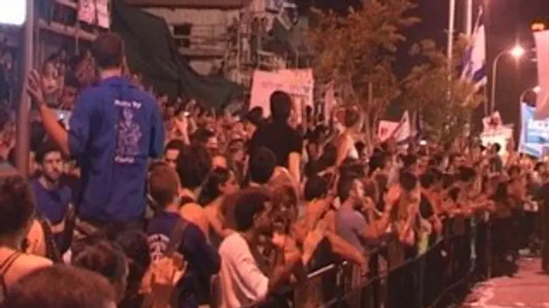 הפגנה בת"א. הסתה של השמאל