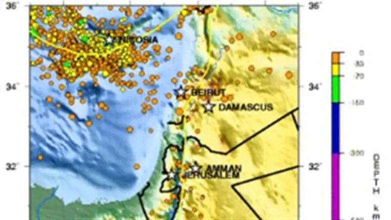 Seismic map