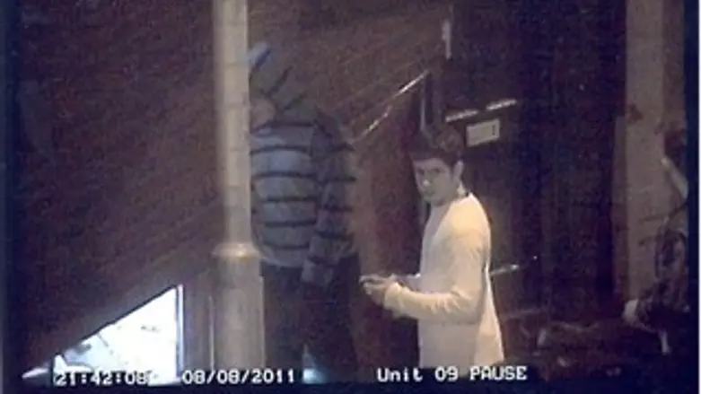 תמונת מפגין בלונדון