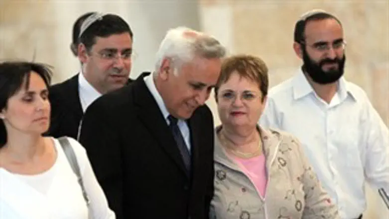 משה וגילה קצב. היום בבית המשפט