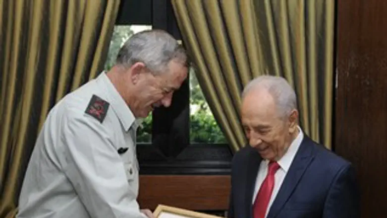 מזל טוב מהרמטכ"ל לנשיא