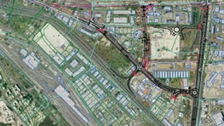 תרשים של תכנון עבודות בנמל