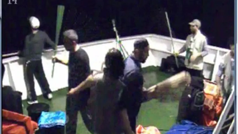 IHH terror activists preparingto attack IDF