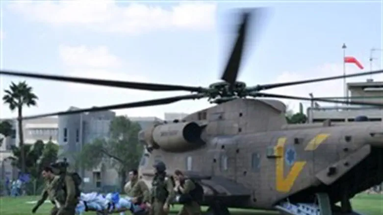 Evacuation of wounded persons