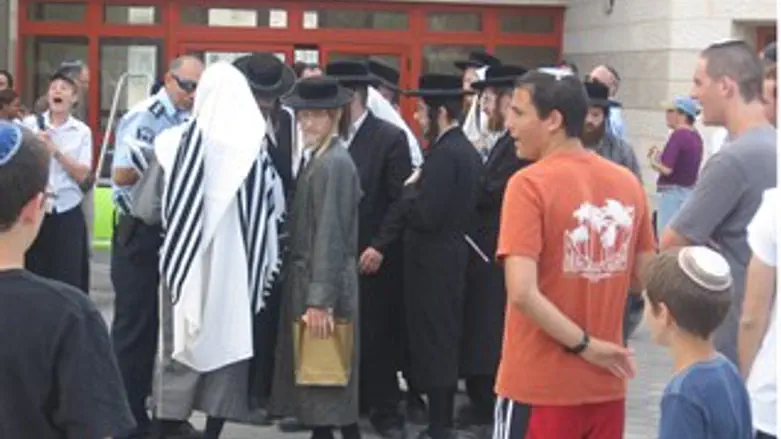 העימותים הבוקר בבית שמש