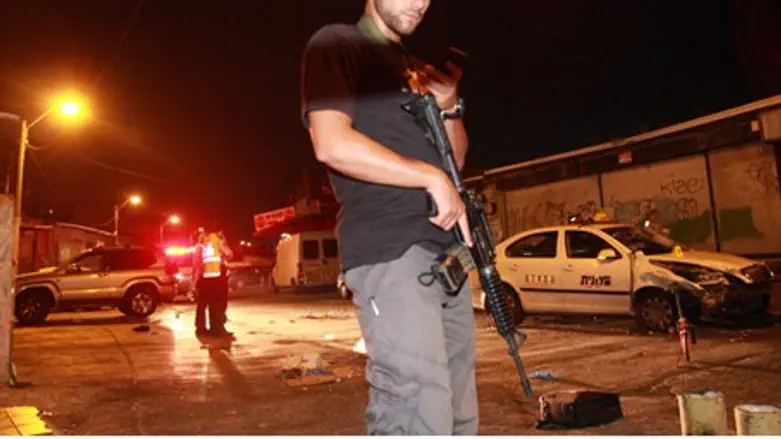 Security guard at HaOman 17 after attack