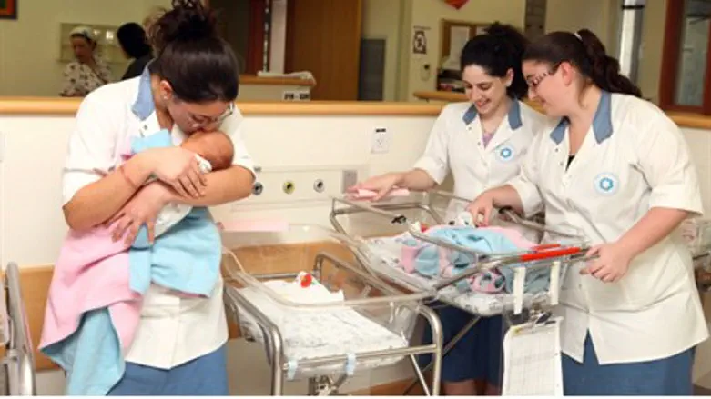 National service in a maternity ward