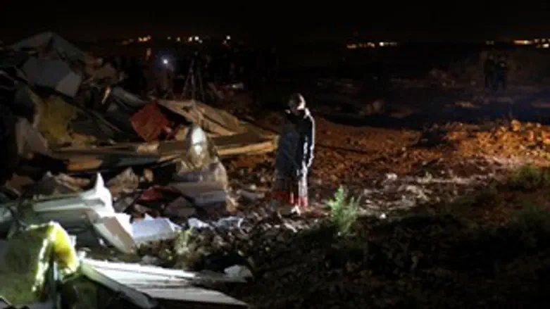 מתמונות ההרס הלילה