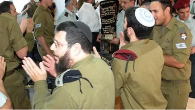 Torah scroll for the IDF