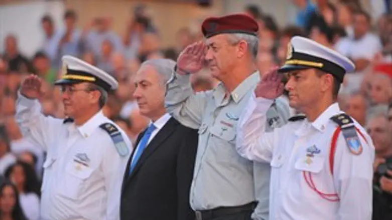 בני גנץ בנימין נתניהו חיל הים